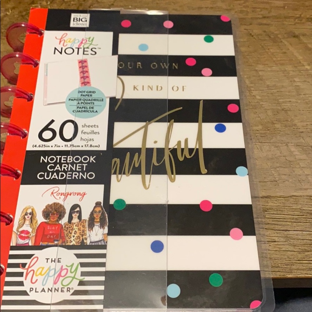 Happy planner mini notebook dot grid pages bujo
